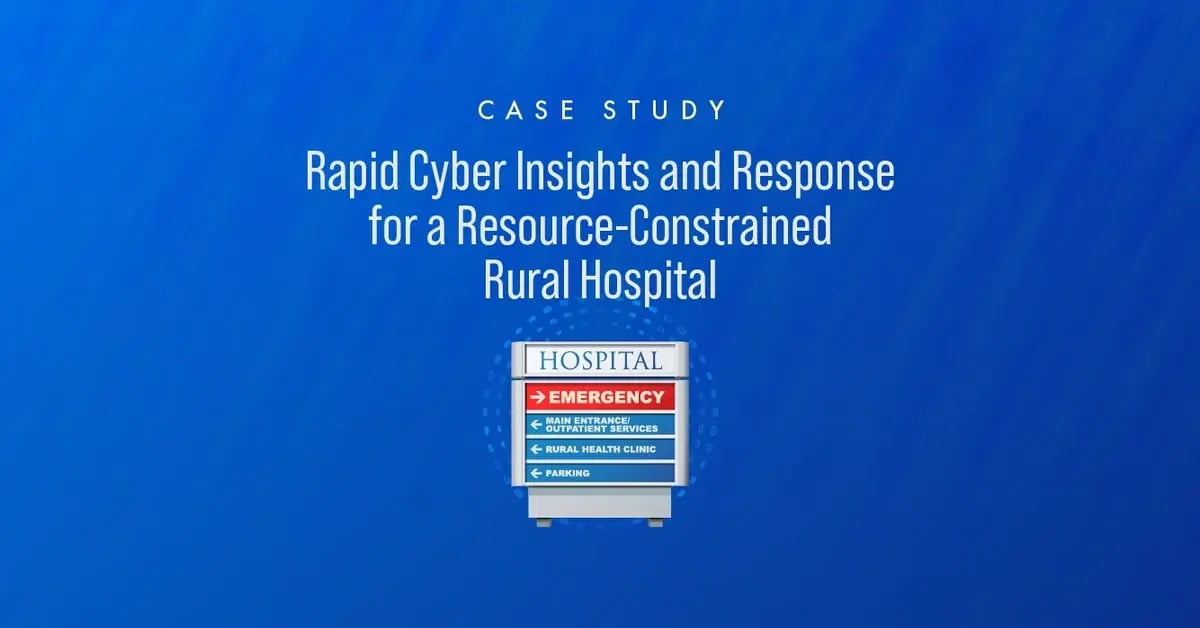 Topology to Action: Rapid Cyber Insights for a Resource-Constrained Rural Hospital